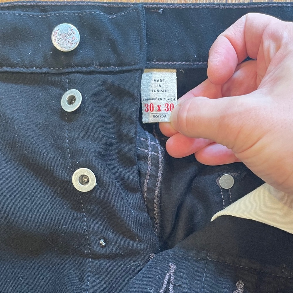 Ralph Lauren RRL Double RL black moleskin jeans - Picture 5 of 8